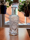 Blenko 6819 “Moonscape” Decanter in Crystal (Clear) Glass No Stopper. Nice!! HTF