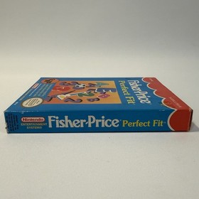 Fisher Price Perfect Fit NES Nintendo Game with Original Box Educational Puzzle
