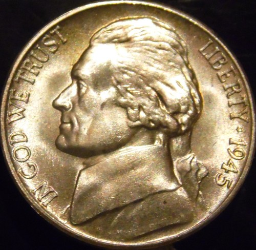 1945-S Jefferson Nickel Choice BU Uncirculated