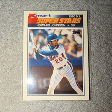 1990 Topps Kmart Superstars - Howard Johnson #3 New York Mets Baseball Card