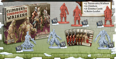 Zombicide White Death - Climbers & Terracotta Pack Espansione Asmodee 