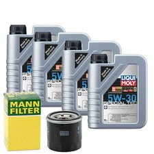 Motoröl 5W30 LIQUI MOLY Leichtlauf Special Tec 4L +MANN Ölfilter
