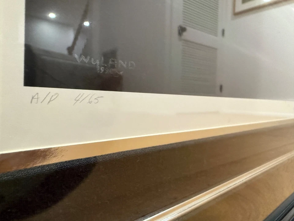 WYLAND. ASSINADO. Litografia à prova de artista 4/65. Edição limitada. 1990. "Orca Mist" - Imagem 3 de 4