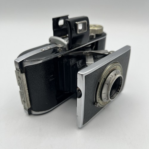 1938 Kodak Flash Bantam Anastar f:4.5 48mm Folding Camera - Shutter Works - Picture 3 of 20