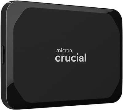 Crucial X9 1TB Externe SSD Festplatte, Bis Zu 1050Mb/S, Kompatibel Mit PC, Mac U