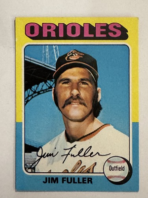 #ad 1975 Topps Jim Fuller #594 Baltimore Orioles $1.55