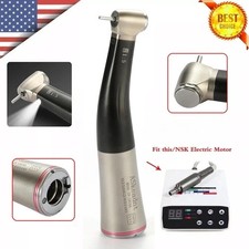 NSK Ti-MAX X95L Style Dental 1:5 LED Fiber Optic Contra Angle Handpiece Red Ring