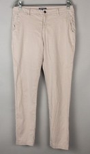 TOMMY HILFIGER Women Slim Stretch Chino Trousers Size 10 W32 L30 