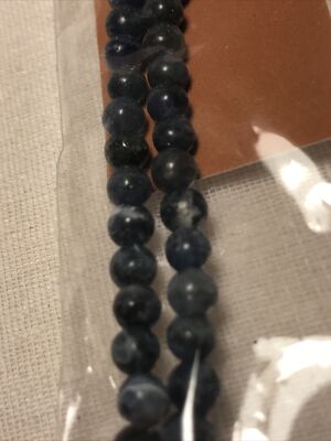 Bead Landing Semi Precious Blue 10 Strand Beads Craft Jewelry Round NEW Sodalite