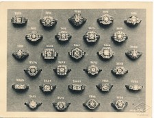 Diamond Jewelry Necklaces Art Deco Photo Photography 2 Prints Silver Era