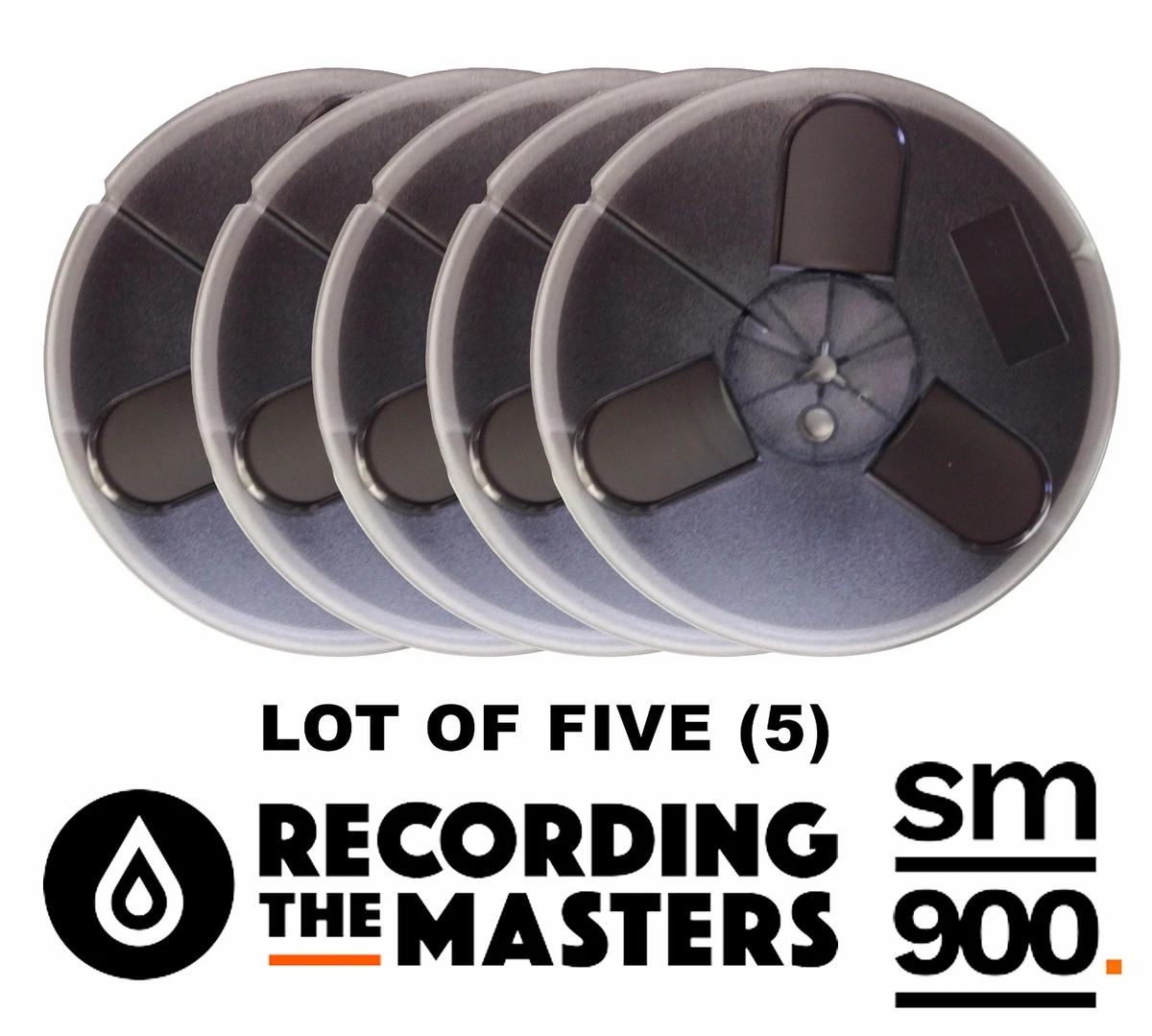 RTM SM900 Reel to Reel Analog Recording Tape ¼ Plastic Trident 62m 10.5