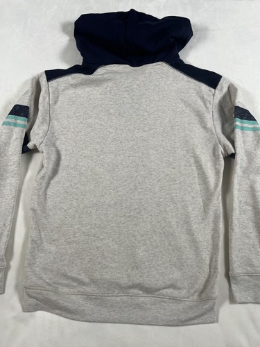 NHL Hoodie Men's XL Heather Gray Seattle Kraken Fleece Lined Lace-Up Long Sleeve - Foto 4 di 16