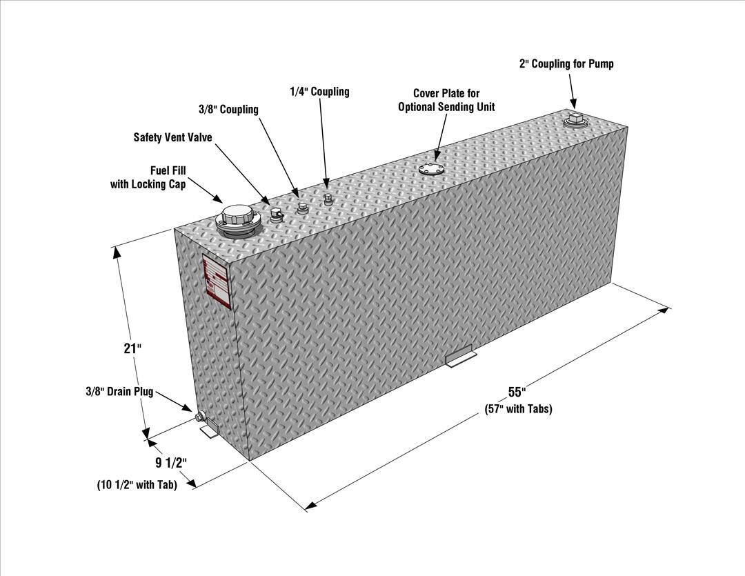 Tanks TRANSFER TANK 45GAL 72545 eBay