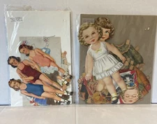 VINTAGE PAPER DOLLS Make Judy Laugh Ann Bess Cherry Cut