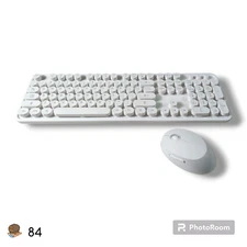 MOFII SWEET Wireless Retro Keyboard & Mouse Combo Typewriter Round Keycaps