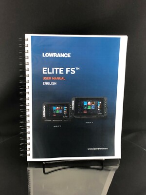 Lowrance Navico Elite FS 7 Elite FS 9 Fish Finder Operator Manual Instructions