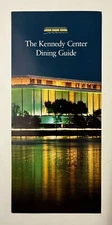 2000s Kennedy Center Dining Guide Washington DC Vintage Restaurants Brochure