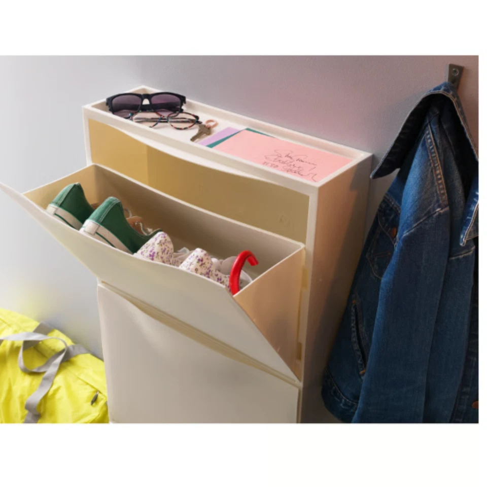 TRONES Zapatero/Almacenamiento, 20 1/2x7 1/8x15 3/8" Envío Gratis Paquete de 2 Foto 3 de 4