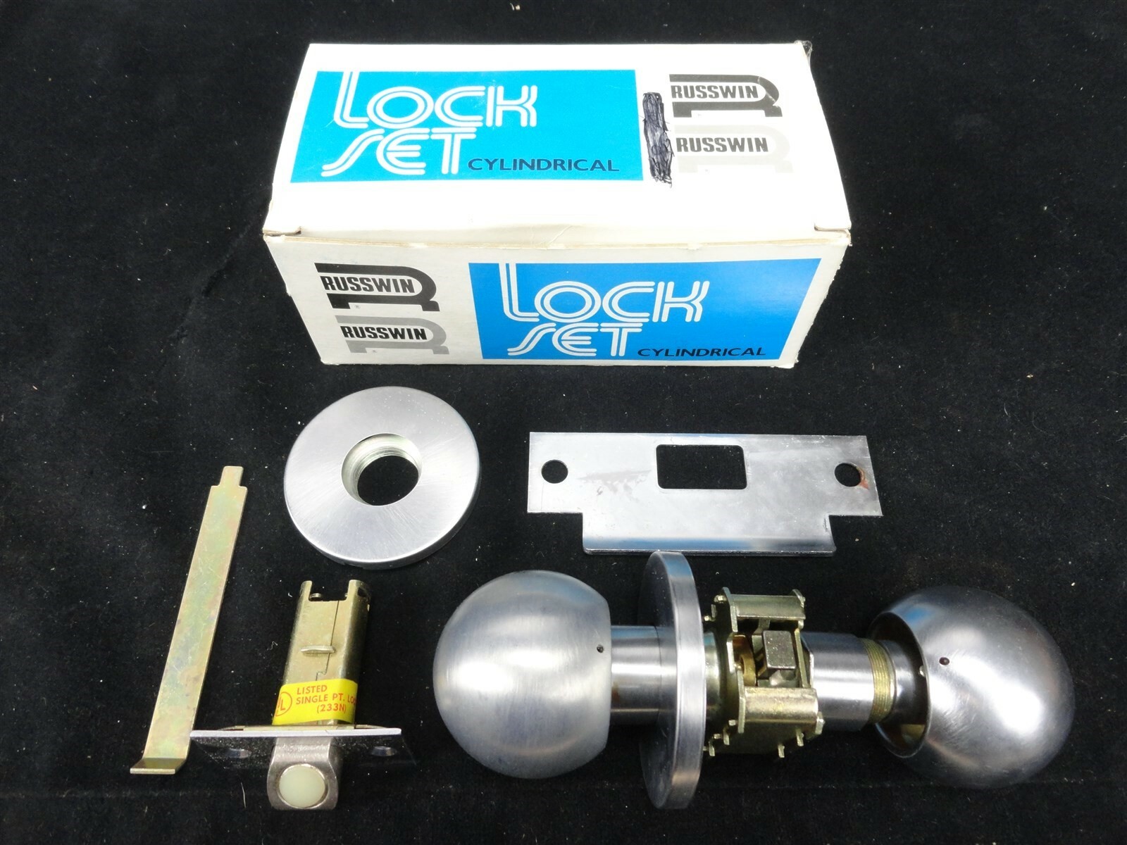 Cylindre De Serrure Corbin Russwin 3000 US 26D - Neuf Ancien Stock, Avec Deux Clés Brutes