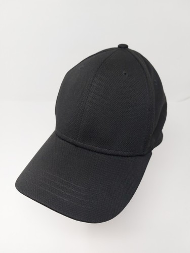 Black Blank Fitted Hat Size L/XL Cap