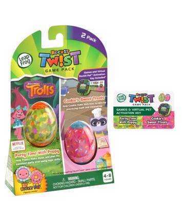 2 Pack LeapFrog RockIt Twist Game, Party Time with Poppy & Cookie's Sweet Treats