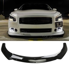 For 09-15 Nissan Maxima St 2 Layer Front Bumper Lip Spoiler Splitter Body Kit