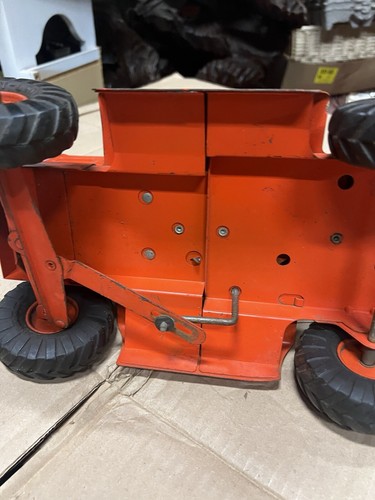 Vintage 1955/6 Nylint Pressed Steel Pettibone Speed Swing Orange Loader #2000 - Picture 17 of 19
