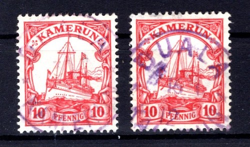 Cameroon 23 Duala Viola With E O Jz Stamped (T2947