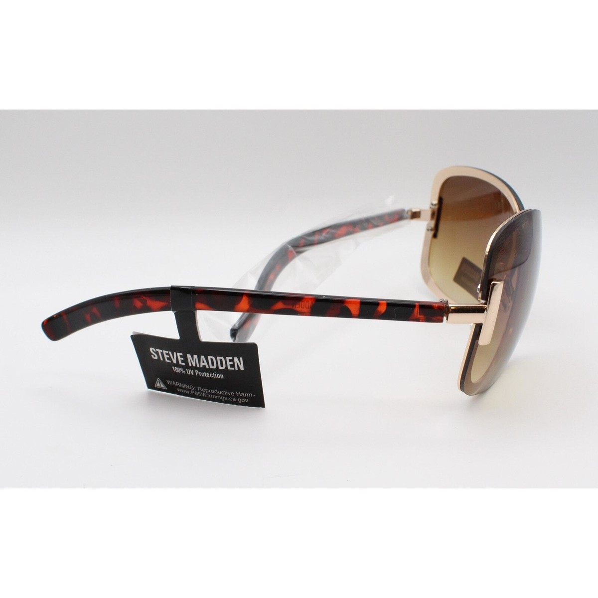 Steve Madden Oversized Womens Tortoise Sunglasses #SM5 | eBay display picture 2