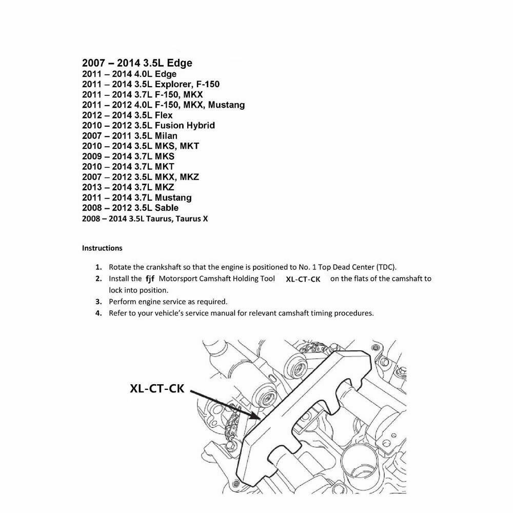 Camshaft Holding Tool Timing Alignment Set Kit For 3031248 3031530 Ford 3.5L eBay