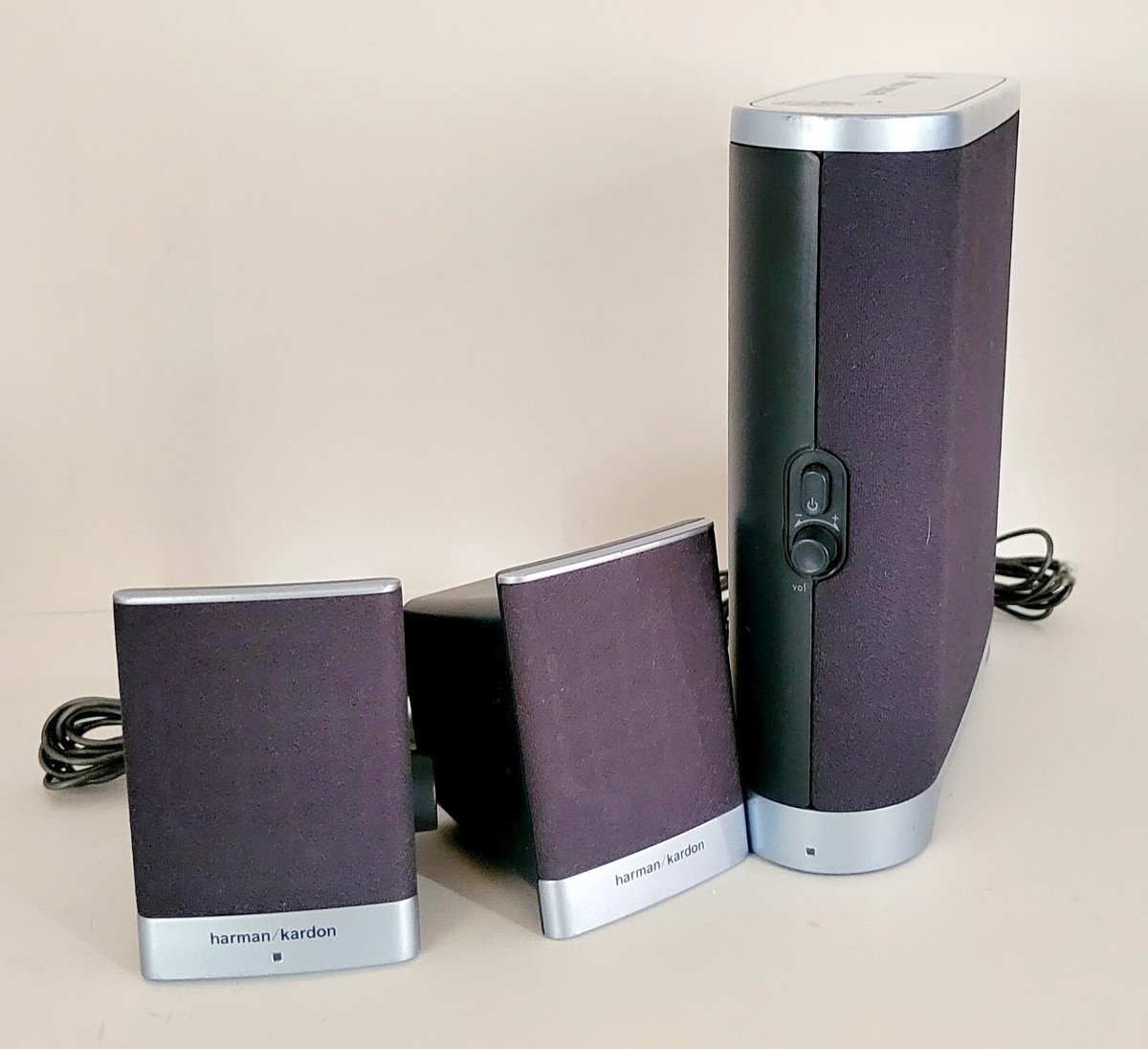 期間限定‼️harman/kardon ケーブル付き Harman Kardon HP 5187-2106 Subwoofer Satellite Speakers Computer
