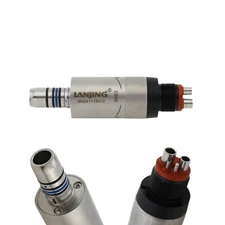 LANJING Dental E-Type Mini Air Motors 4 Hole Internal Water Shorter Low Speed