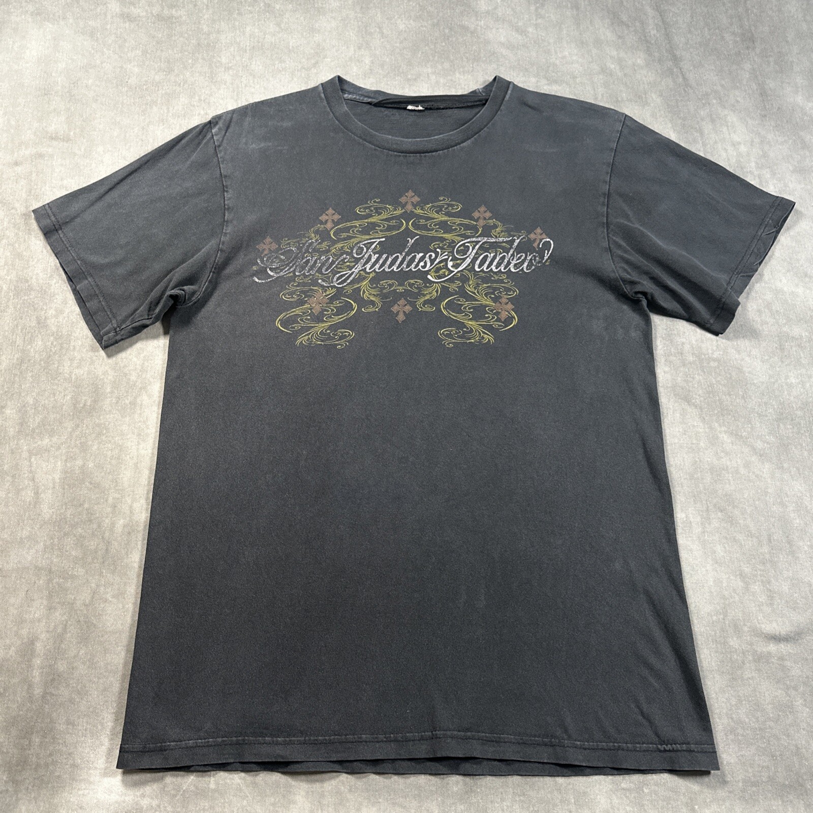 T-shirt Saint Jude (San Judas Tadeo) Paillettes Noir - Taille M - Neuf Sans étiquette