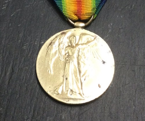 WW1 British Medal to SGT George Lane 23061/43395 R Wark Reg (19)