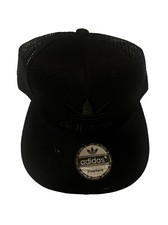 ADIDAS Trefoil Chain Snapback Hat Black / Scarlet Adjustable Nets NEW