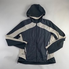 Adidas Primeblue Jacket Small Grey Women Wind.Rdy Full Zip Hoodie Running 39