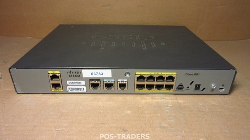 CISCO 891 CISCO891-K9 Gigabit Ethernet Security Integrated Services Router NO PS - 第 1/2 張圖片