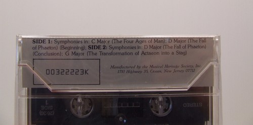 Carl von Dittersdorf - Six Symphonies after Ovid's Metamorphoses (2 Cassettes) - Picture 3 of 5