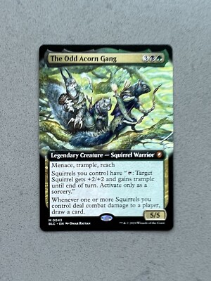 MTG - The Odd Acorn Gang #43 Extended Art Mythic Commander BLC Bloomburrow - NM