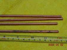 1 3/16" .187 Round Tube Copper 12" PIPE LONGER LENGTHS AVAILABLE