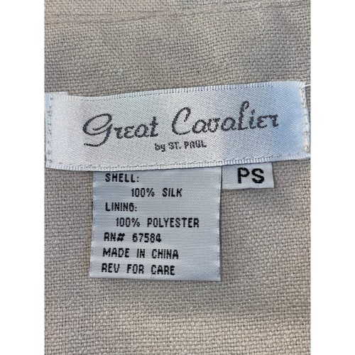 Vintage Great Cavalier Silk 3-Piece Pantsuit - Size PS - 100% Silk & NWT! - Picture 14 of 23