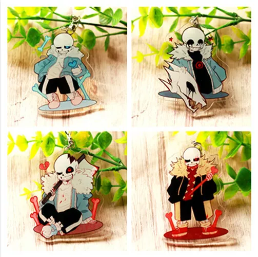 Changed Cute Acrylic Keychain Pendants - Squid Dog / in Stock