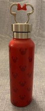 Disney Parks Minnie Mouse Stainless Steel Water Bottle With Clip 19oz Unused
