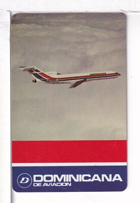 Single Airline Playing Card ''Dominicana, DOA100A'' Chan/Mertens #, Stand