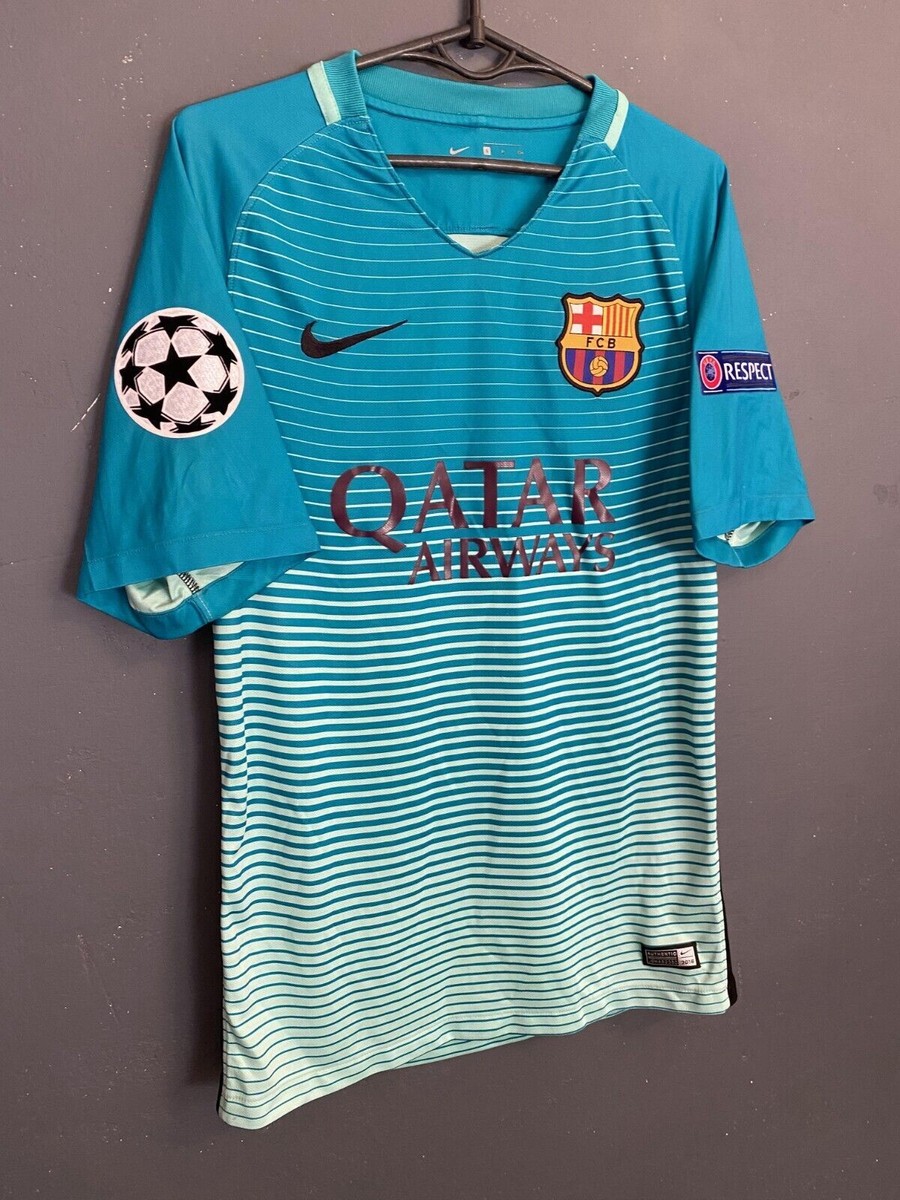Barcelona シャツ Lサイズ Barcelona Spain FCB Qatar Airways Football Soccer Jersey #11