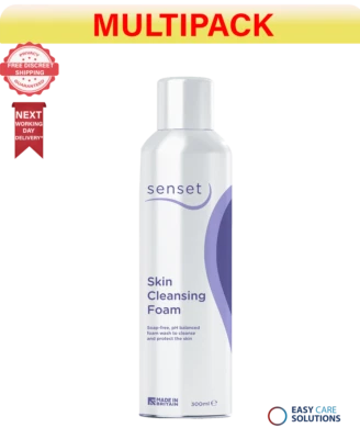 Vernacare Senset Skin Cleansing Foam - Triple Pack - 300ml