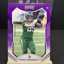 2021 Playoff Football #21 Chris Herndon IV Vikings