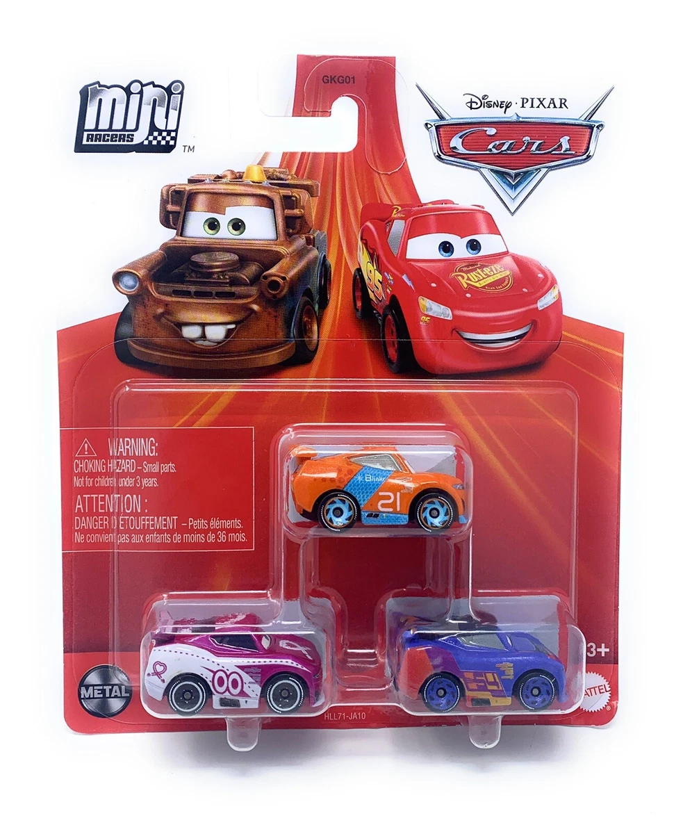 Disney pixar cars mini racers 3 pack hotsell