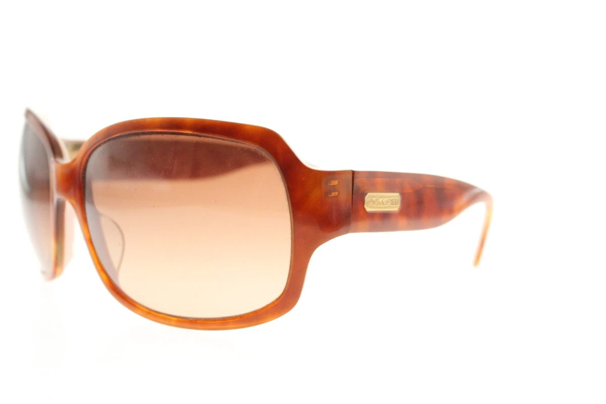 Coach Ginger S496 Light Tortoise Sunglasses 125 mm Pink Scratched