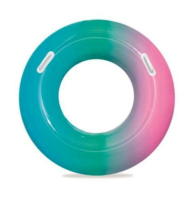 Bestway Inflatable RAINBOW Swimming Ring with Handles. 31.5